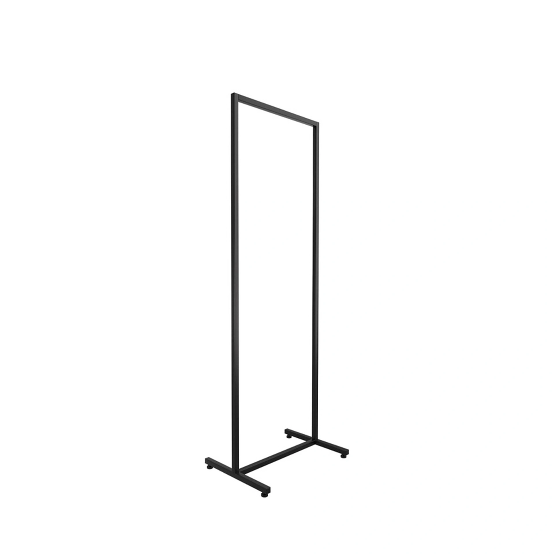 BINK - Heavy duty clothing rack, short model, for long dresses, square metal tube, black matt