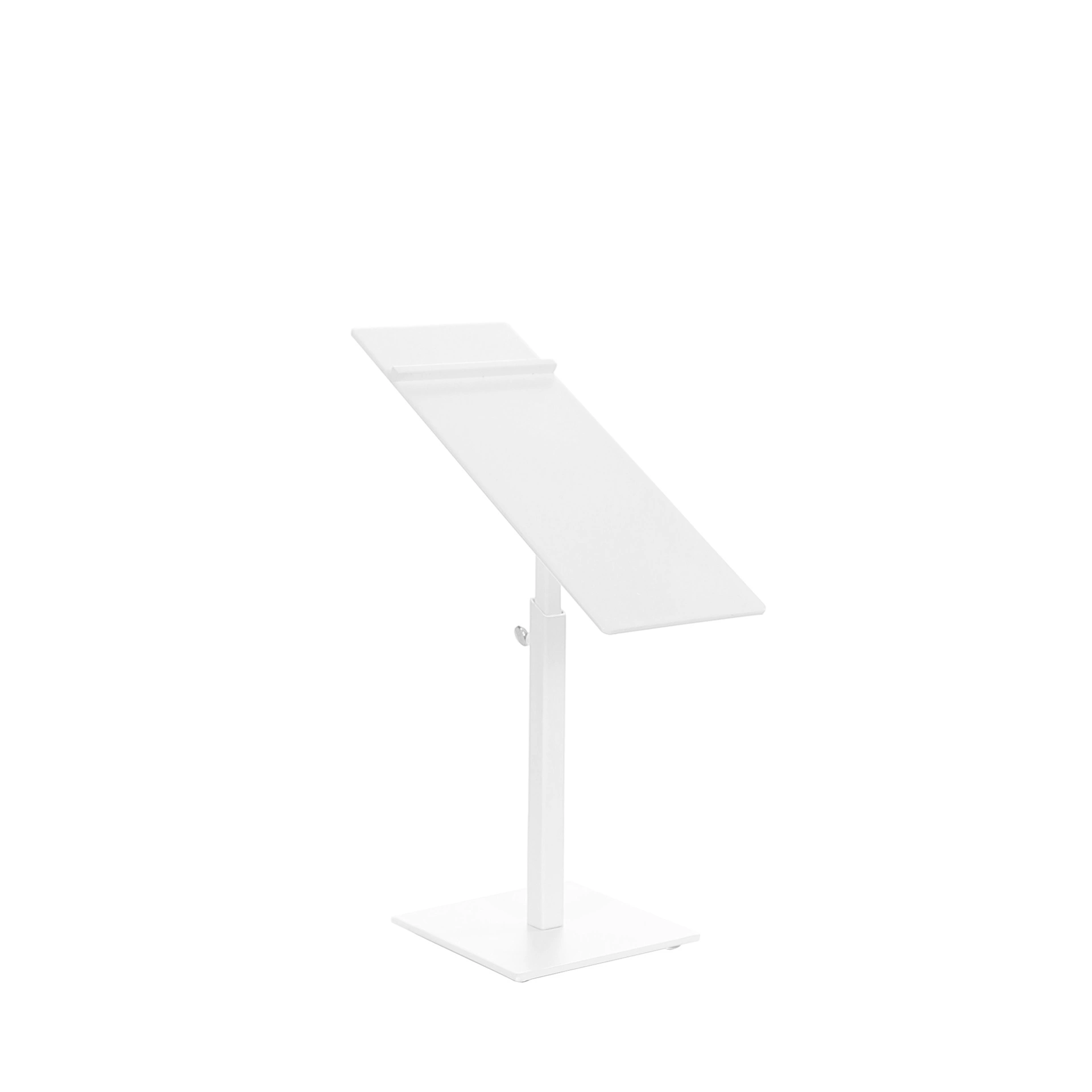 Verstelbare schoenendisplay, wit mat 