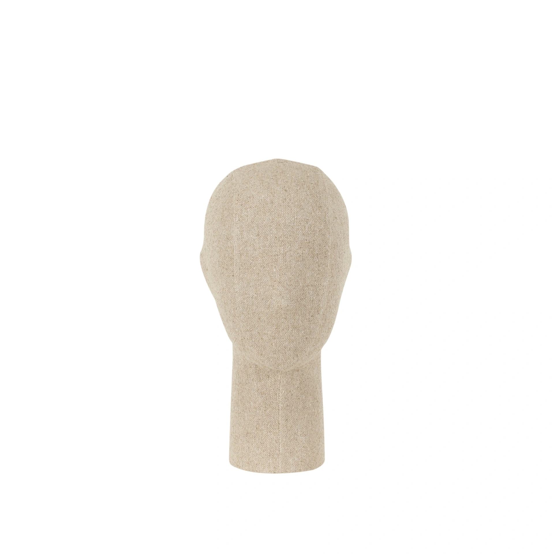 Kinderhoofd 8 jaar, collectie Maison Marlu, overstikt met beige stof
