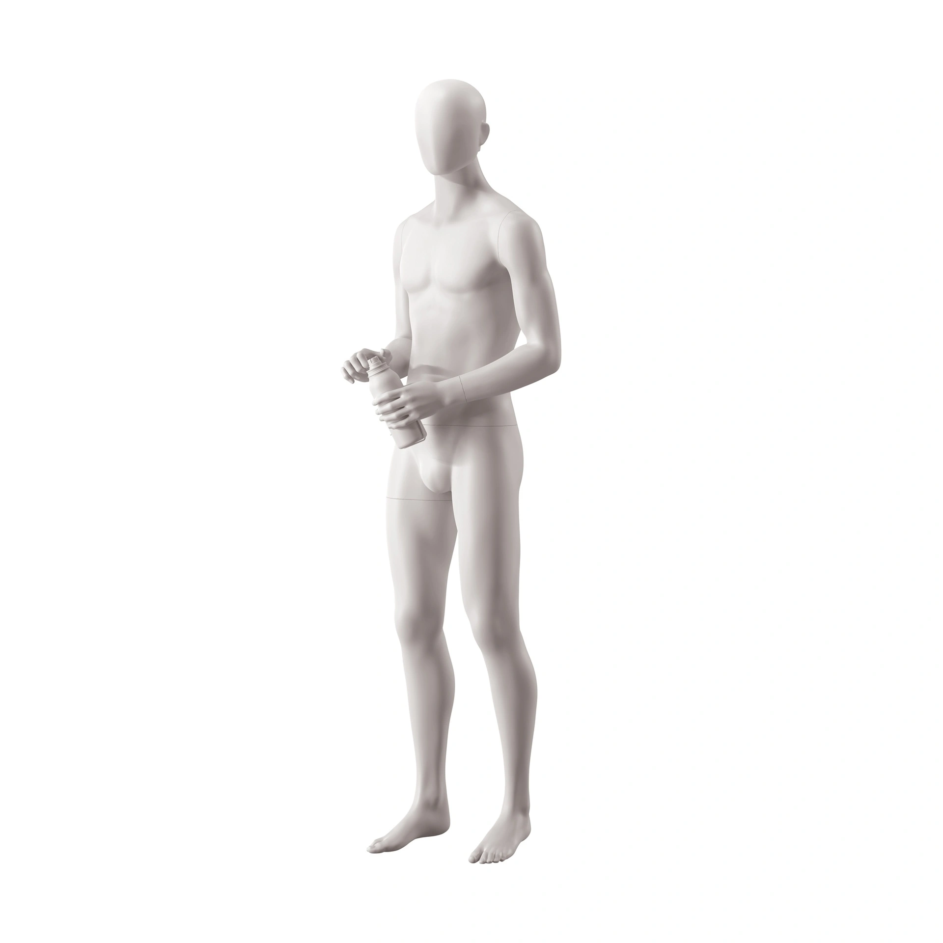 Mannequin homme, collection NXT - gen Z, couleur gris clair, pose debout 023