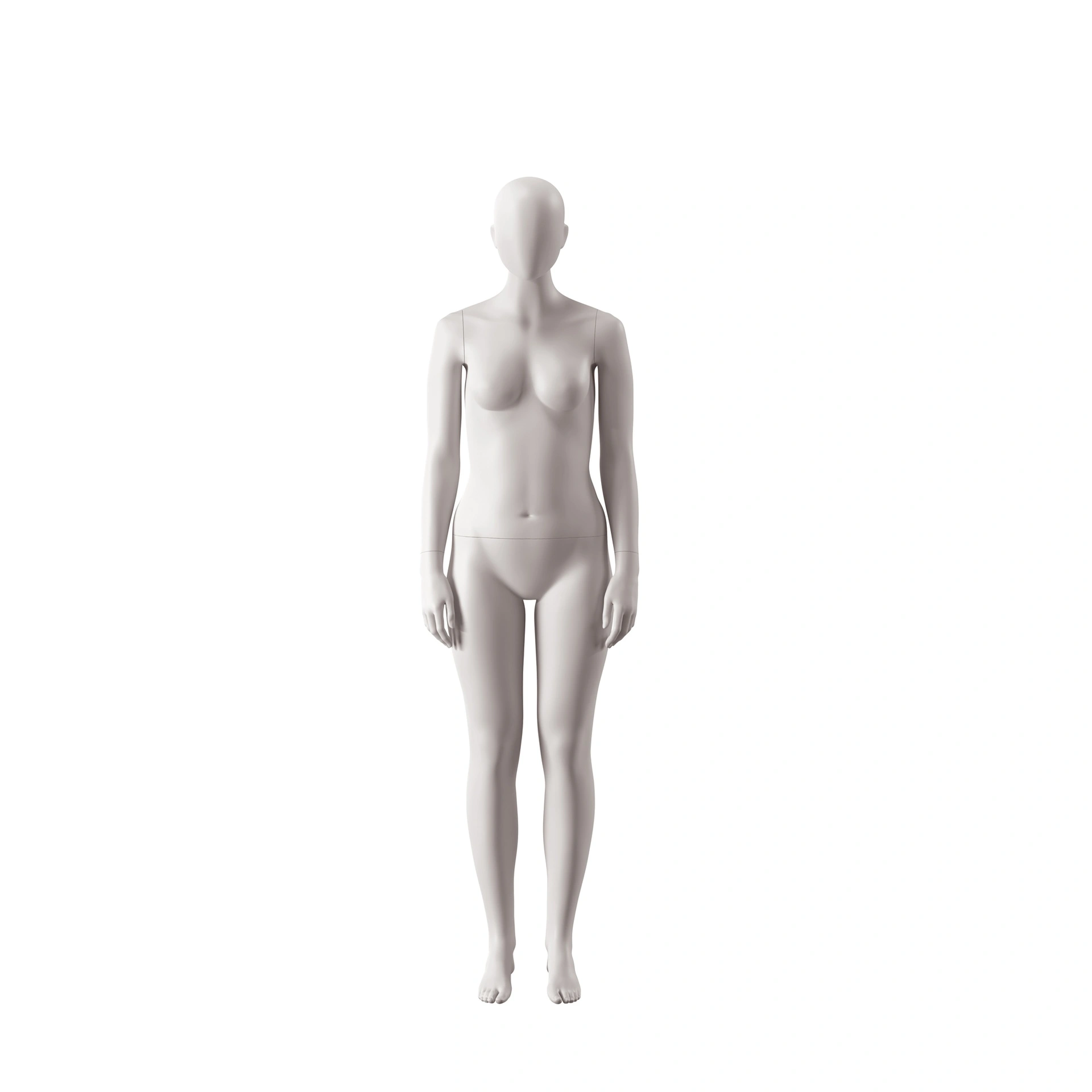 BINK - Maniquí de mujer, colección NXT - gen Z, color gris claro, postura de pie 018